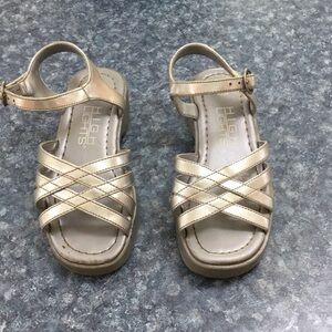 Girls Silver Sandals